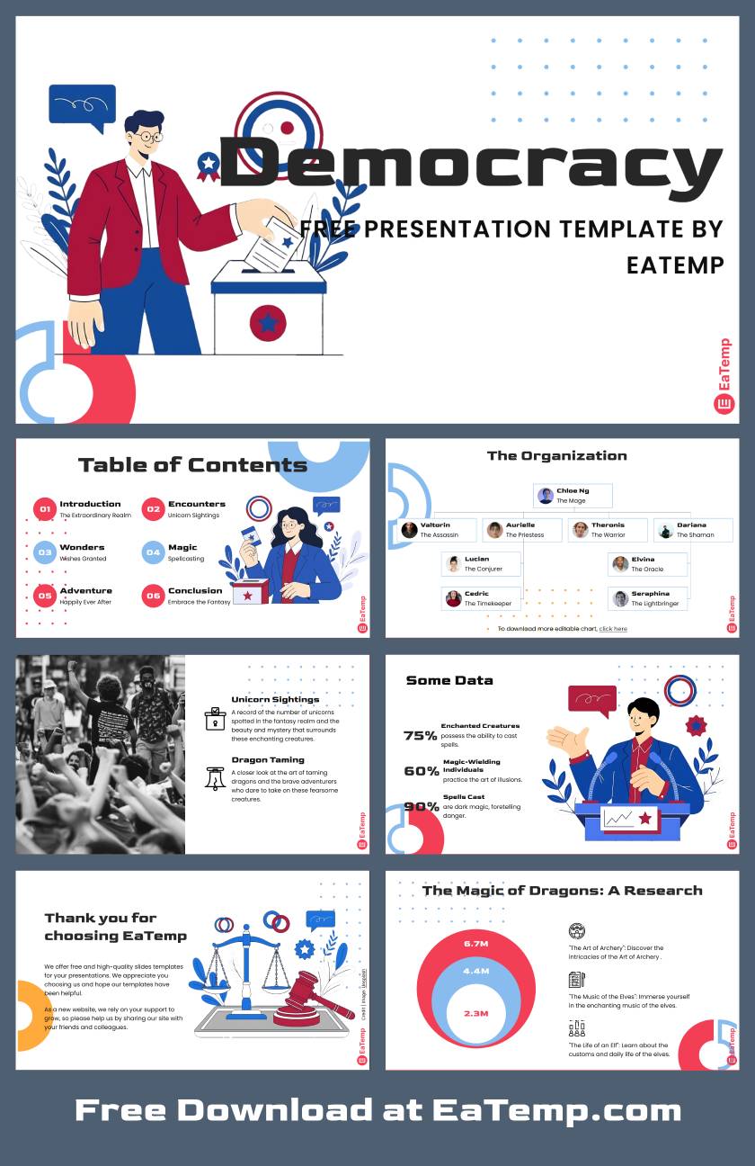 Democracy 13 Democracy PowerPoint Presentation Template