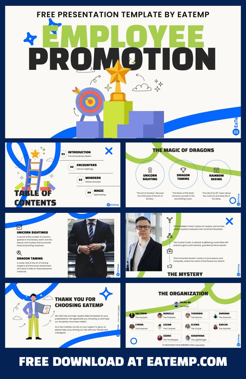 Employee Promotion 13 Employee Promotion PowerPoint Presentation Template