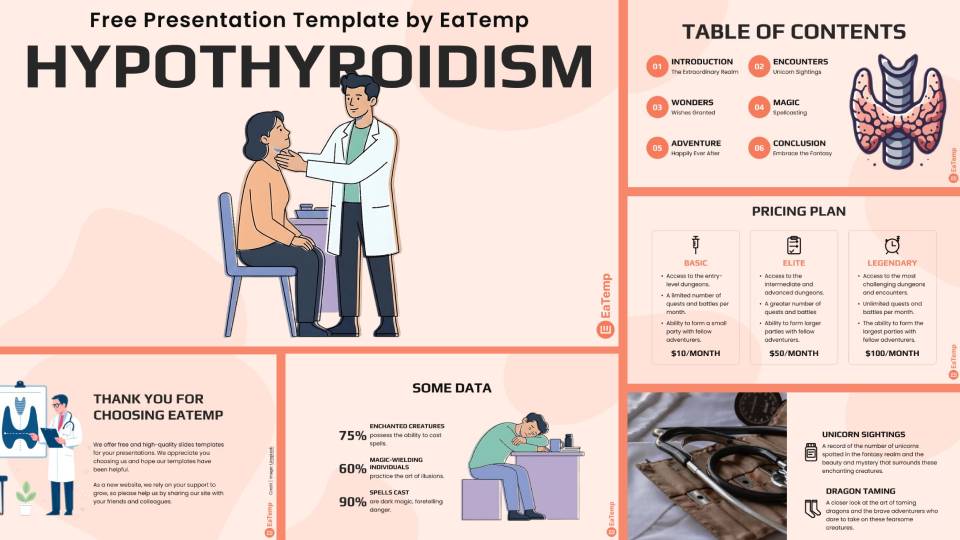 Hypothyroidism 6 Hypothyroidism PowerPoint Presentation Template and Google Slides Theme