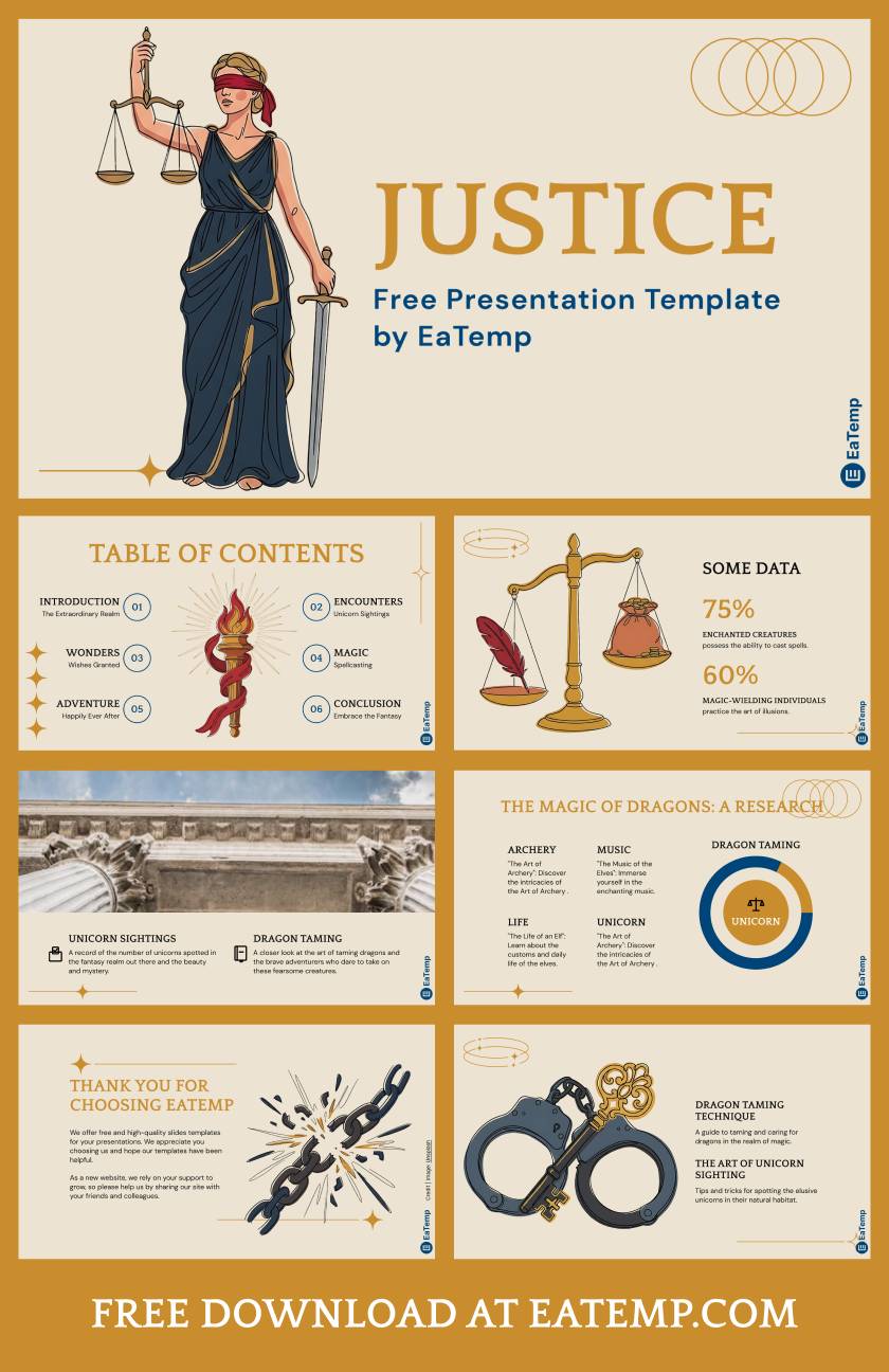 Justice PowerPoint Presentation Template