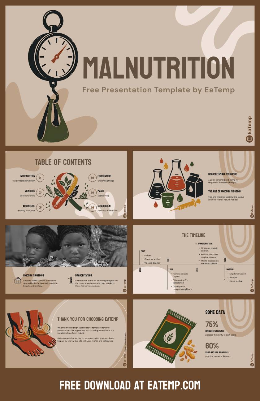 Malnutrition PowerPoint Presentation Template