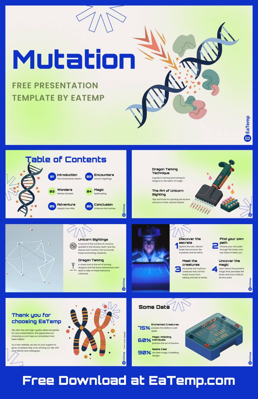 Mutation PowerPoint Presentation Template