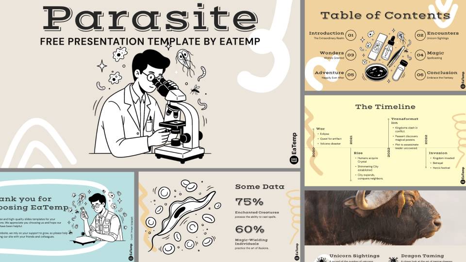 Parasite PowerPoint Presentation Template and Google Slides Theme