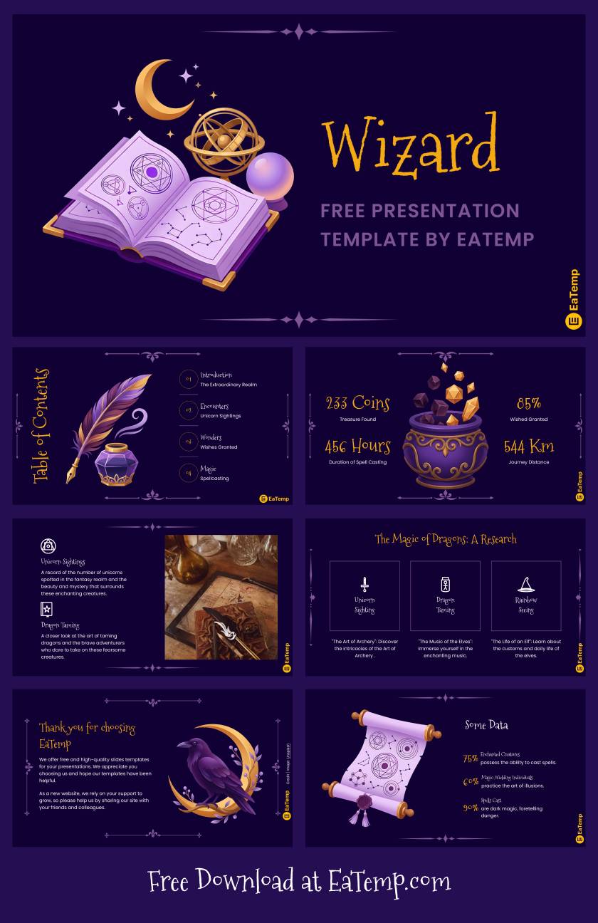 Wizard PowerPoint Presentation Template