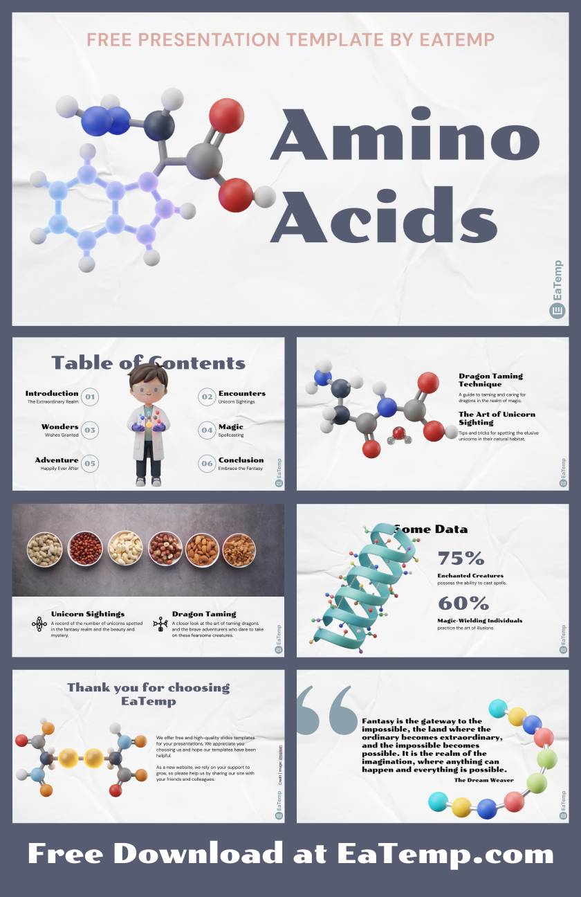 Amino Acids PowerPoint Presentation Template
