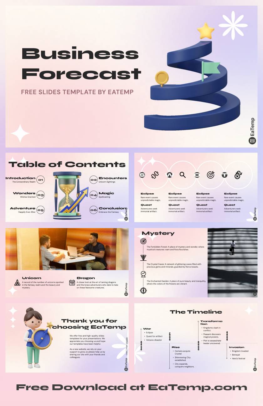 Business Forecast PowerPoint Presentation Template