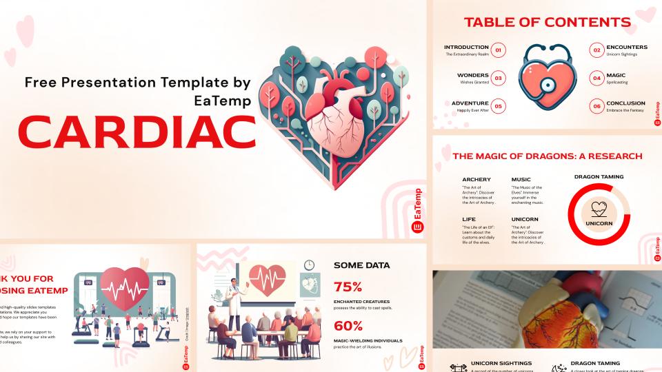 Cardiac PowerPoint Presentation Template and Google Slides Theme