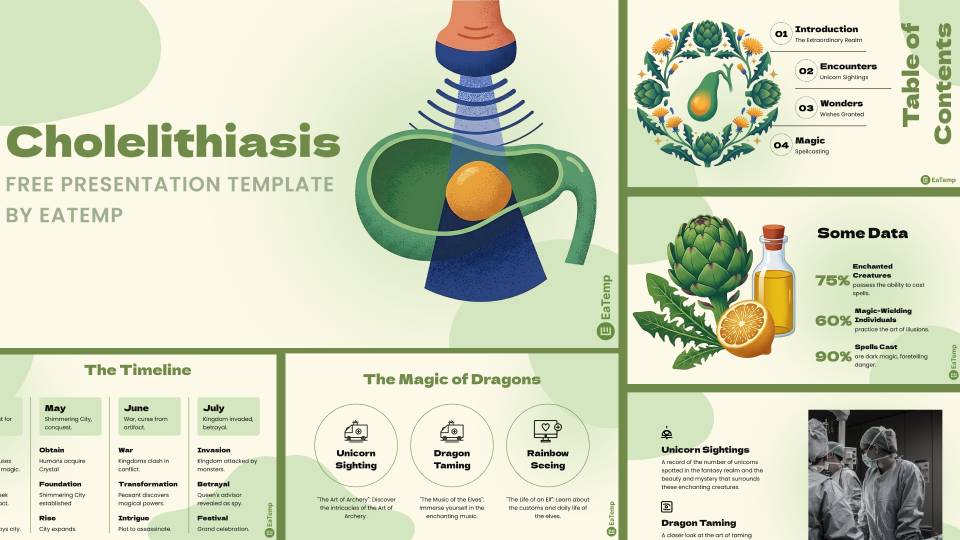 Cholelithiasis PowerPoint Presentation Template and Google Slides Theme