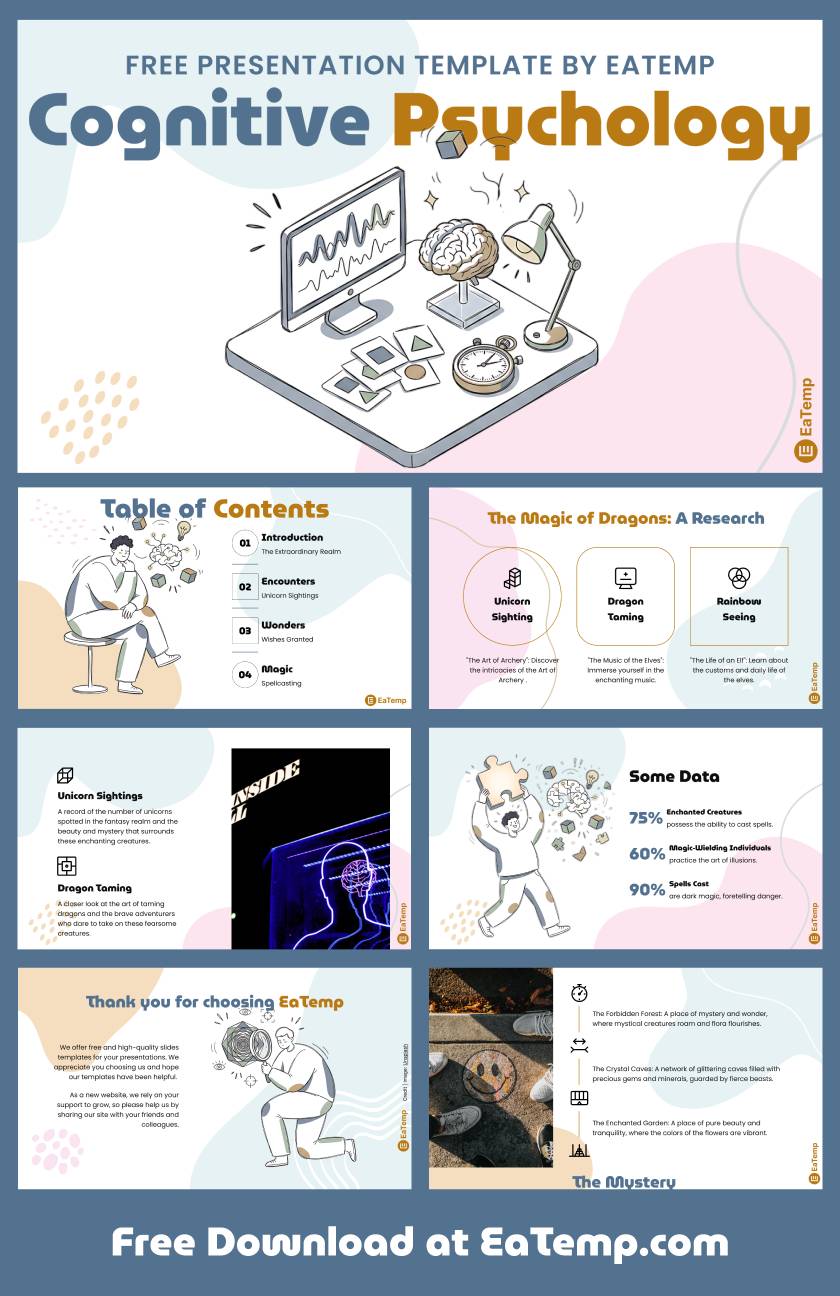 Cognitive Psychology PowerPoint Presentation Template