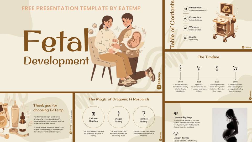 Fetal Development PowerPoint Presentation Template and Google Slides Theme
