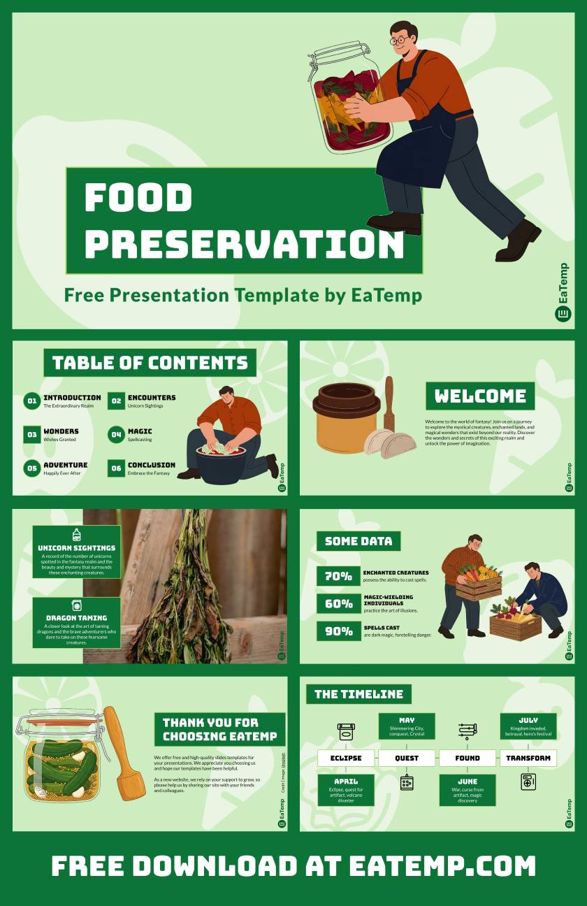 Food Preservation PowerPoint Presentation Template