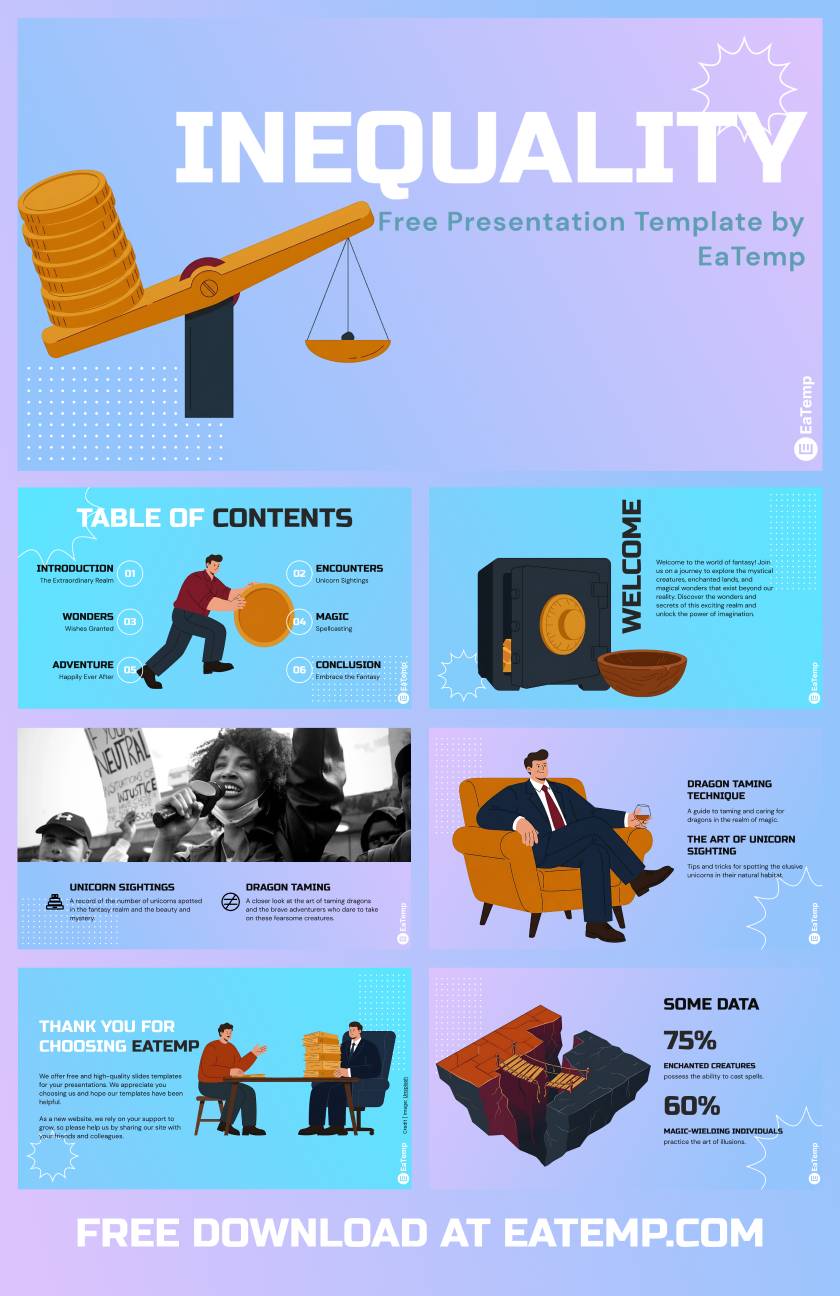 Inequality PowerPoint Presentation Template