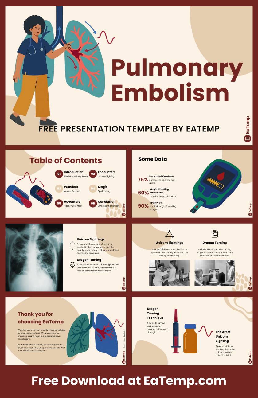 Pulmonary Embolism PowerPoint Presentation Template