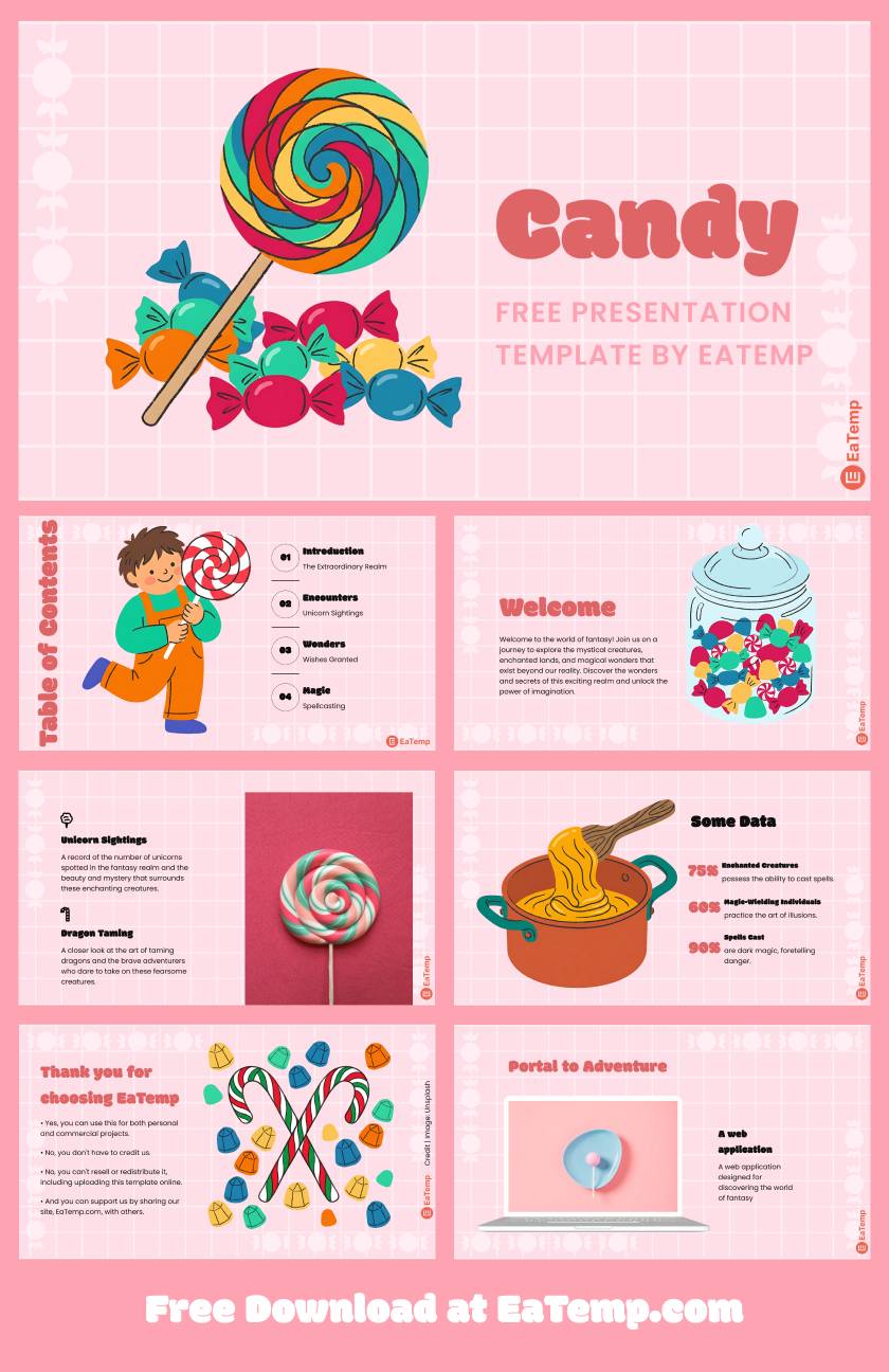 Candy PowerPoint Presentation Template
