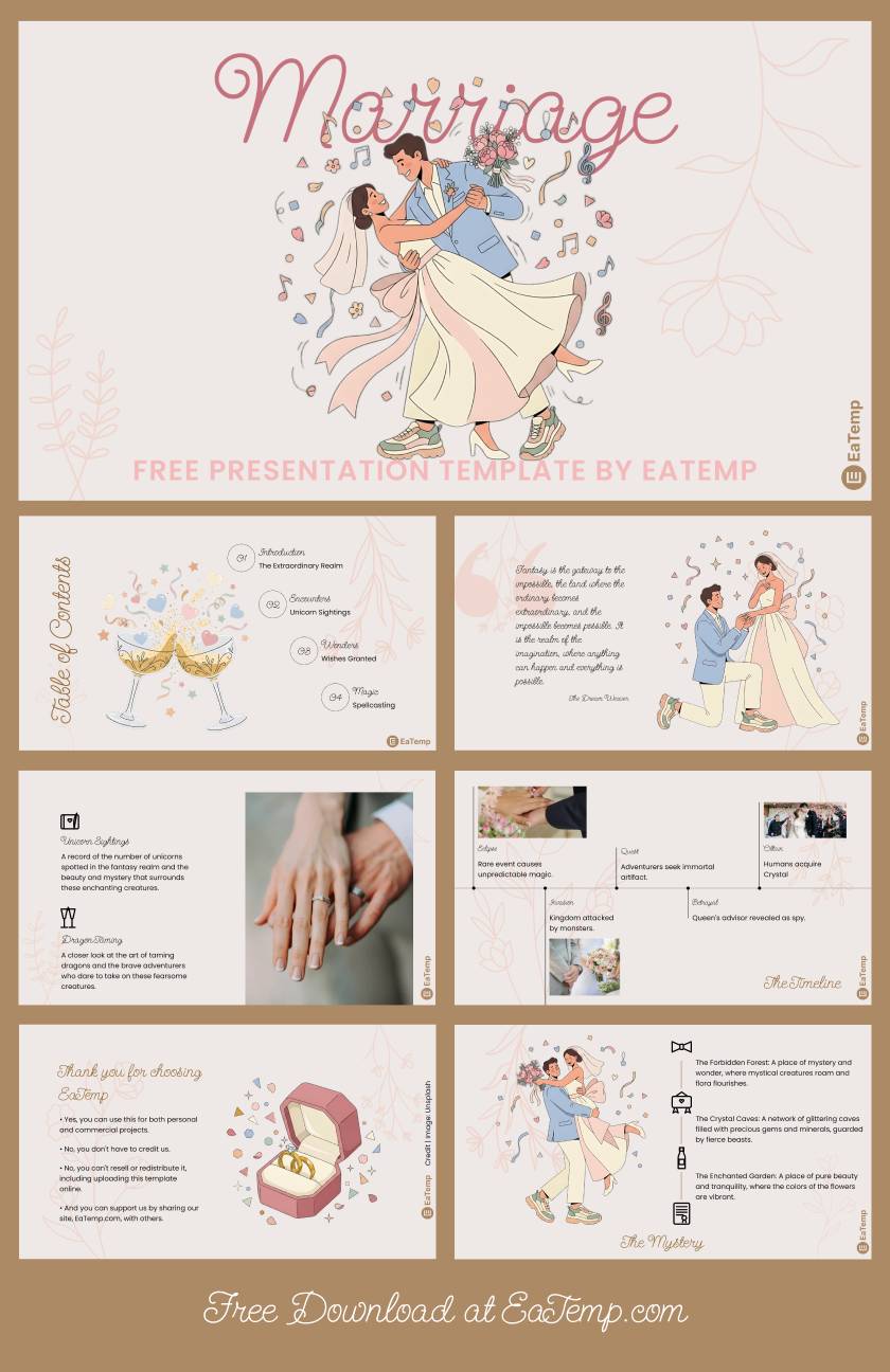 Marriage 13 Marriage PowerPoint Presentation Template