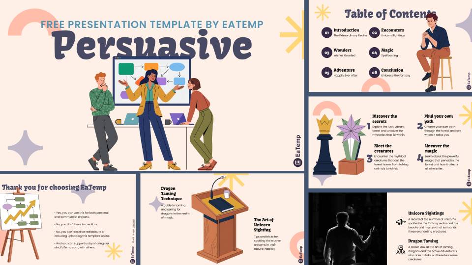 Persuasive PowerPoint Presentation Template and Google Slides Theme