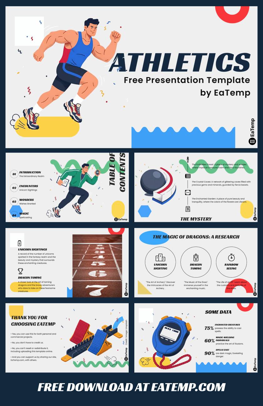 Athletics PowerPoint Presentation Template