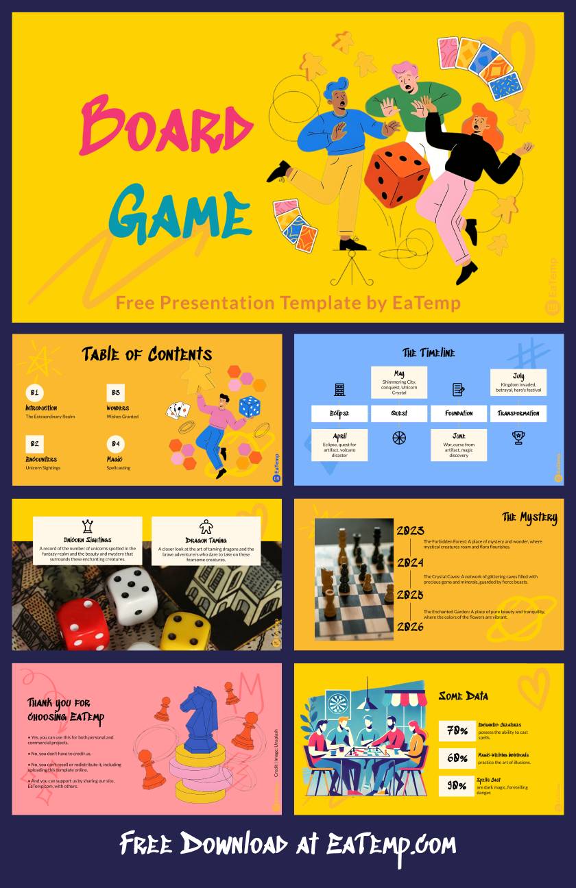 Board Game PowerPoint Presentation Template