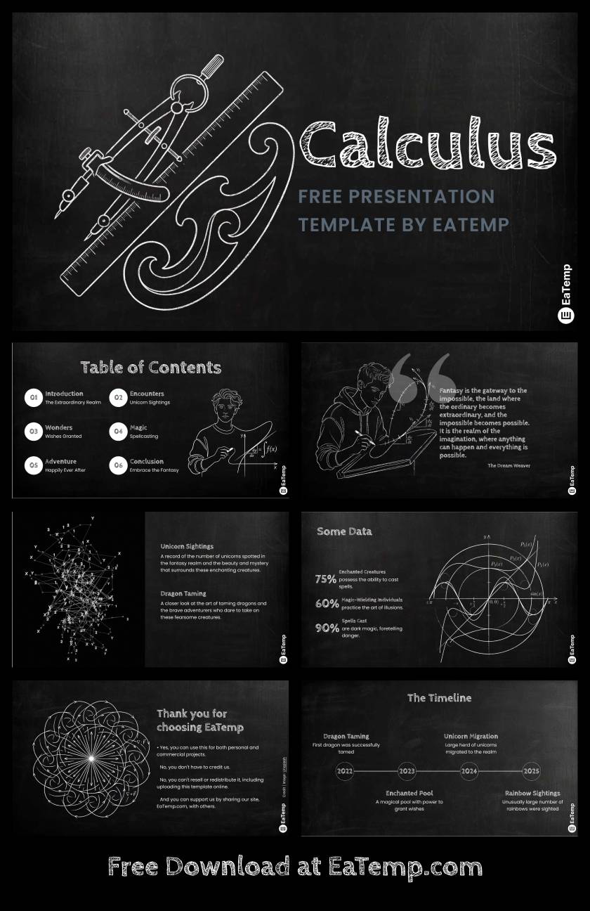 Calculus PowerPoint Presentation Template