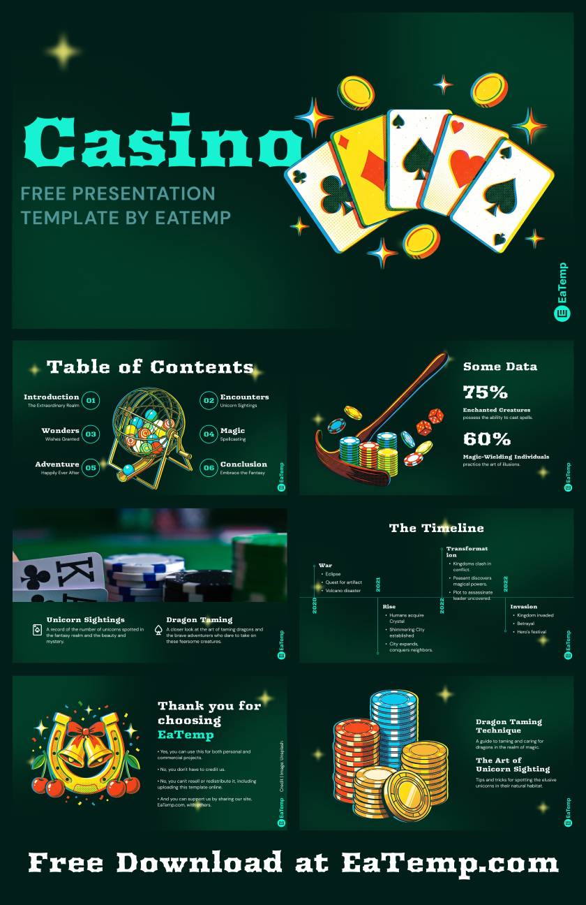 Casino PowerPoint Presentation Template