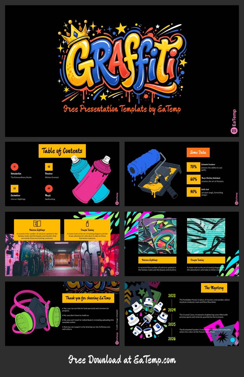 Graffiti PowerPoint Presentation Template