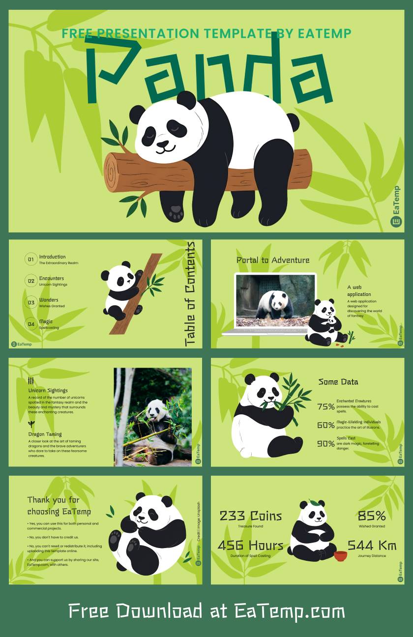 Panda PowerPoint Presentation Template