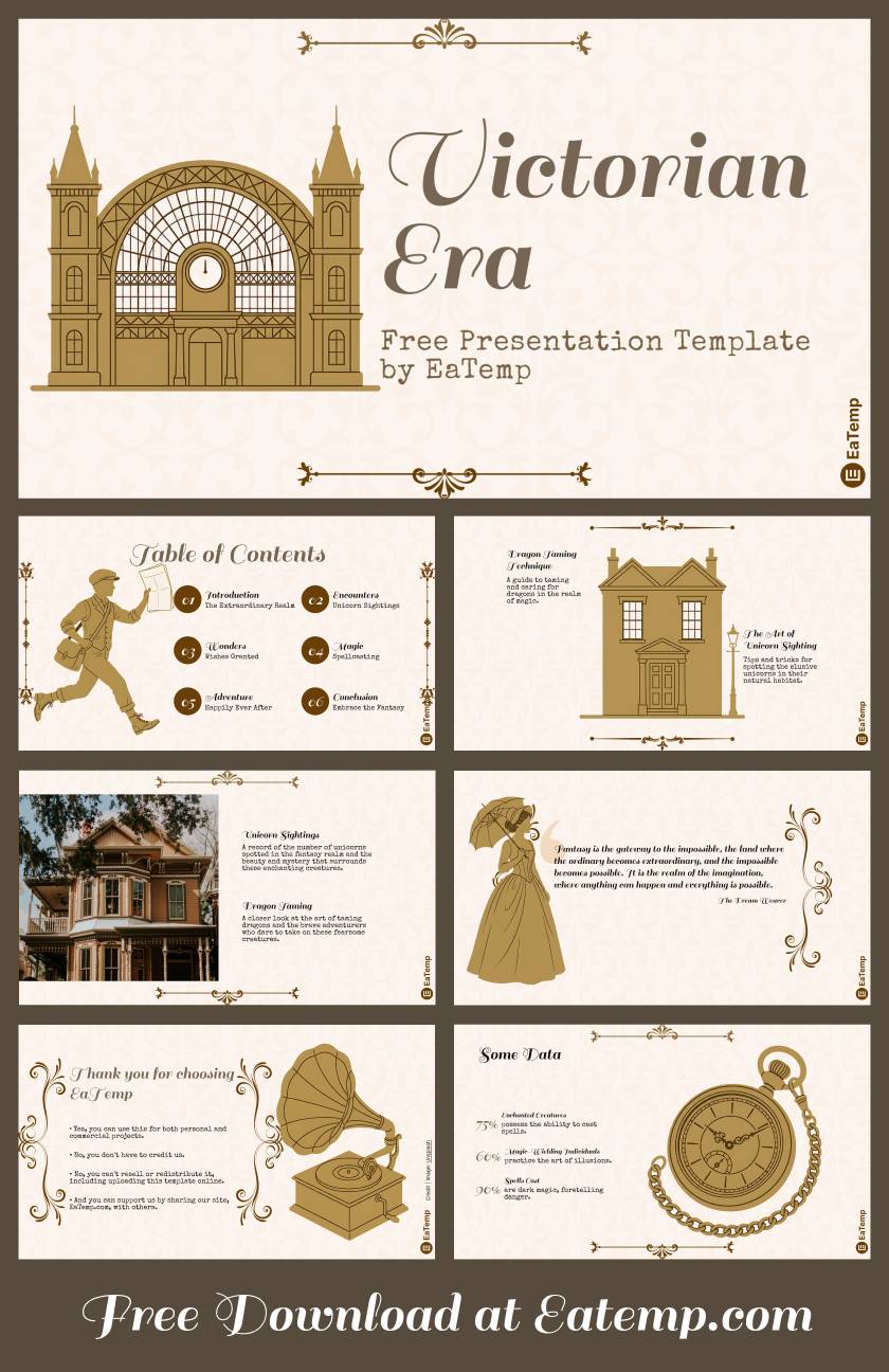 Victorian Era PowerPoint Presentation Template