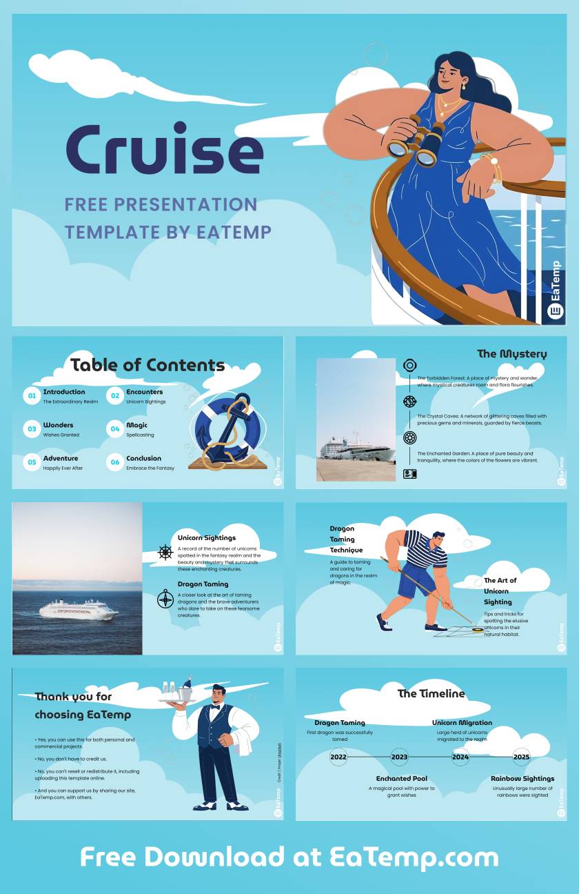 Cruise PowerPoint Presentation Template