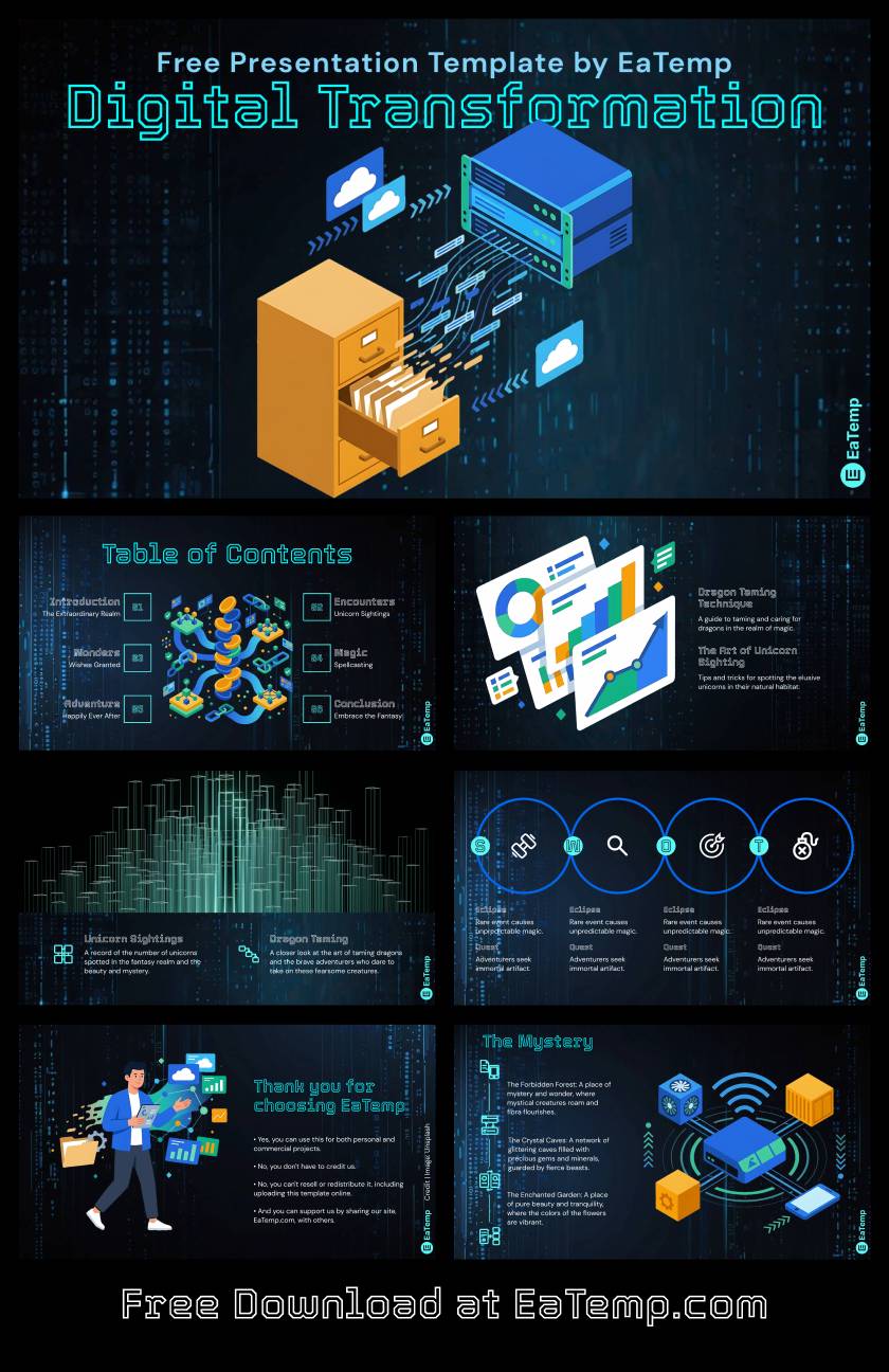 Digital Transformation PowerPoint Presentation Template