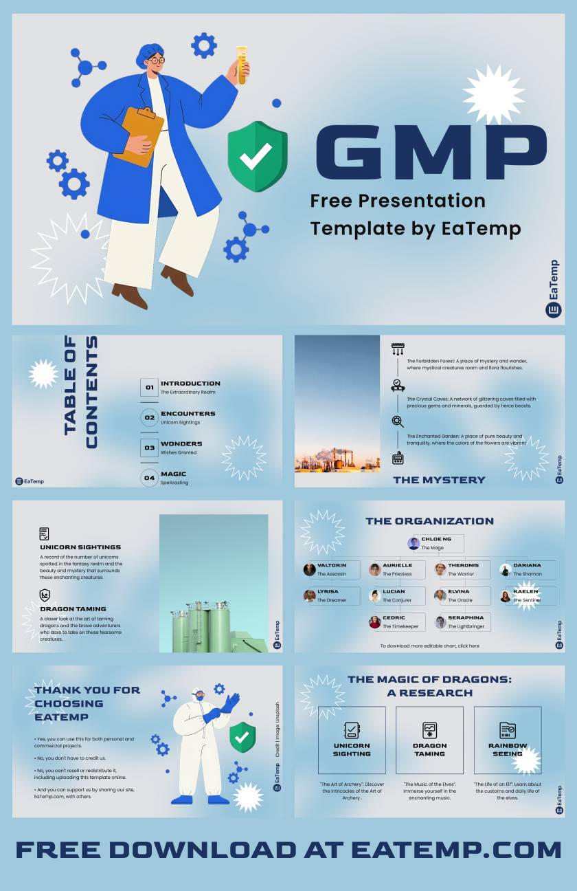 GMP PowerPoint Presentation Template