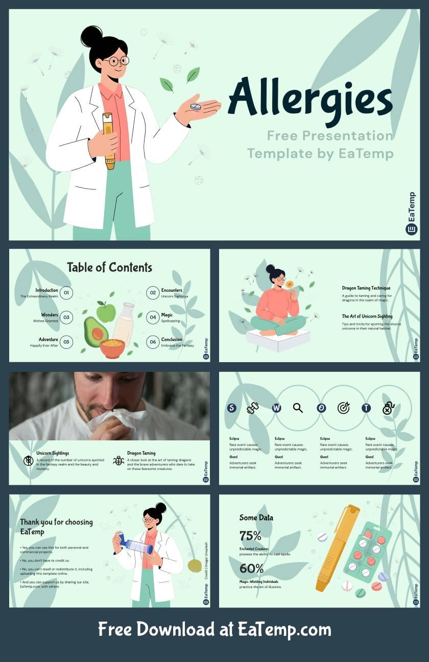 Allergies PowerPoint Presentation Template