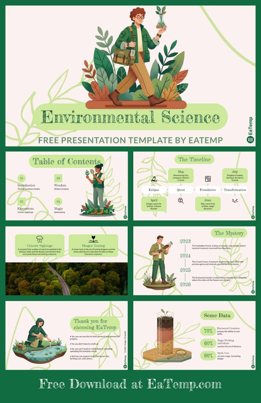 Environmental Science PowerPoint Presentation Template