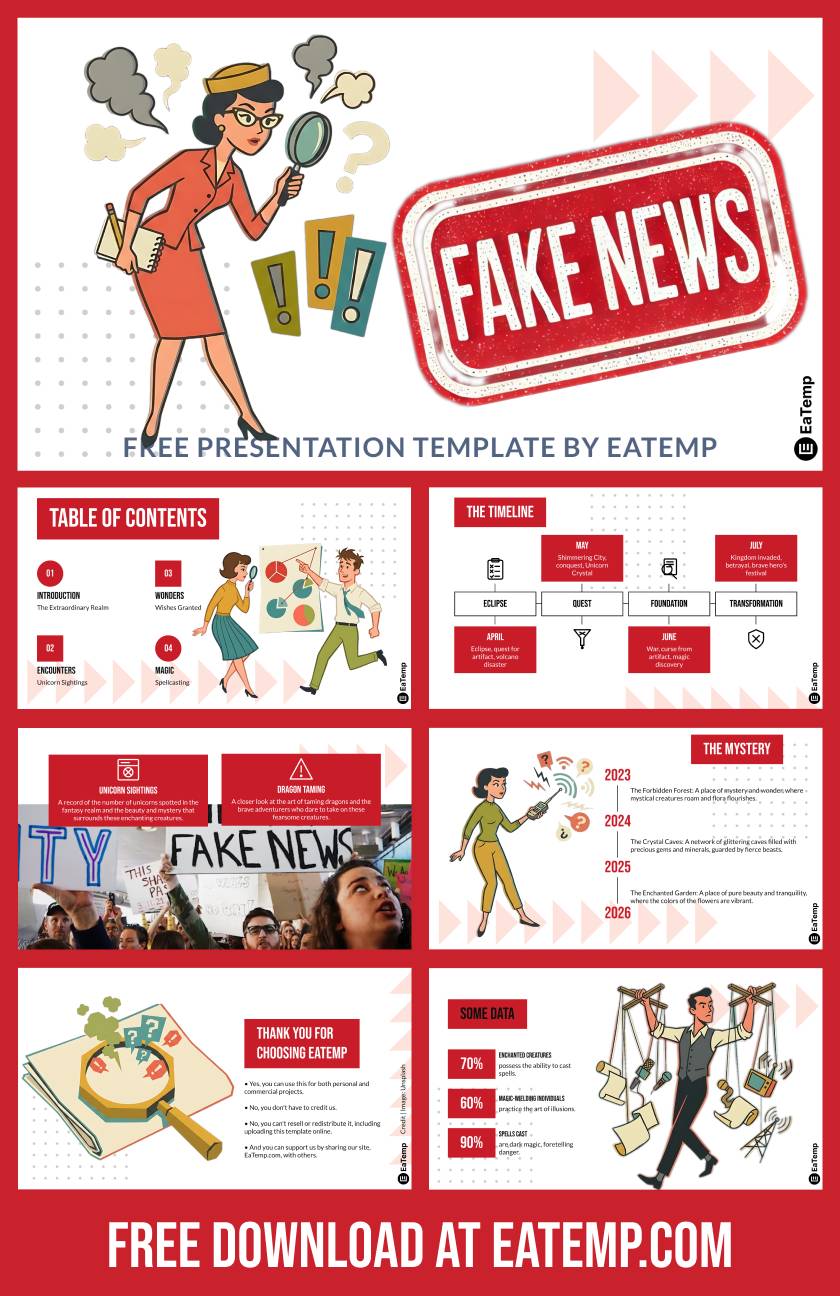 Fake News PowerPoint Presentation Template