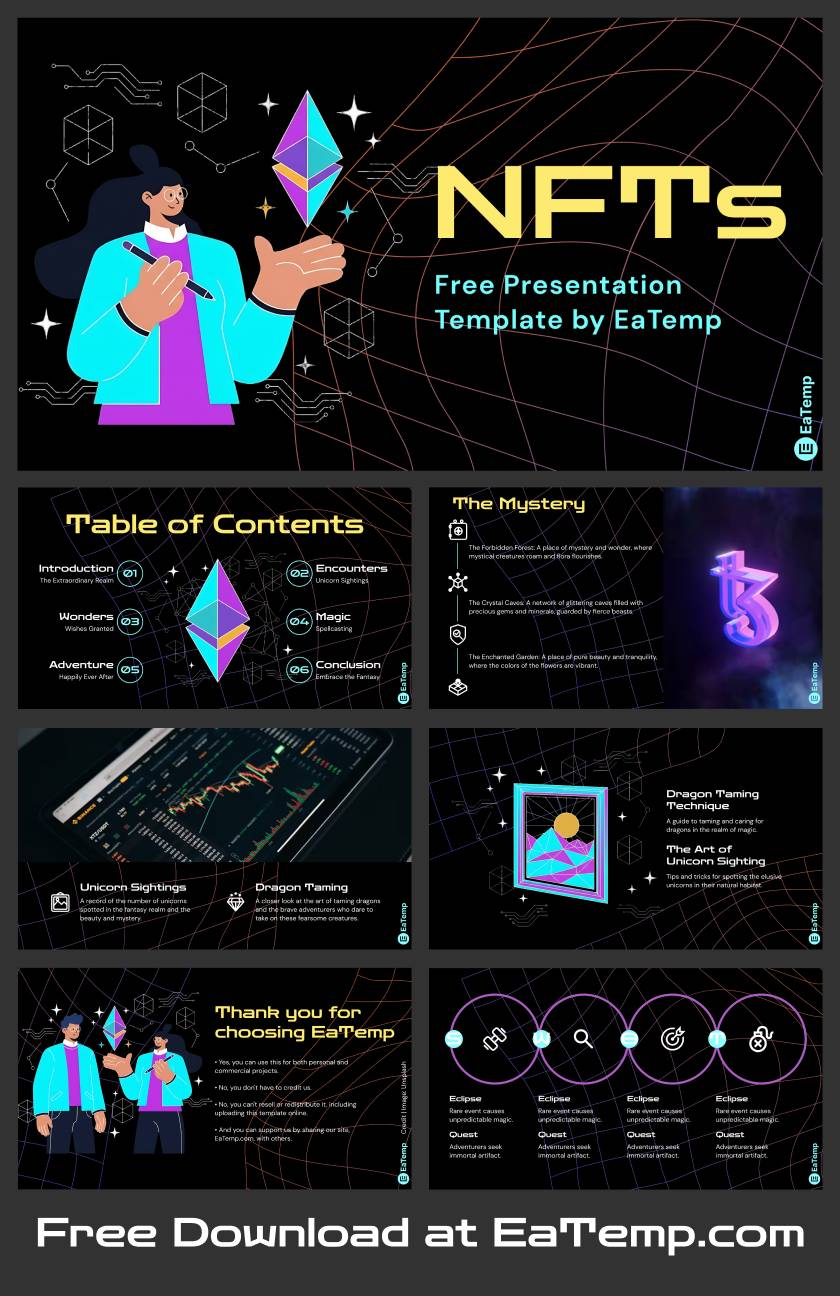 NFTs PowerPoint Presentation Template
