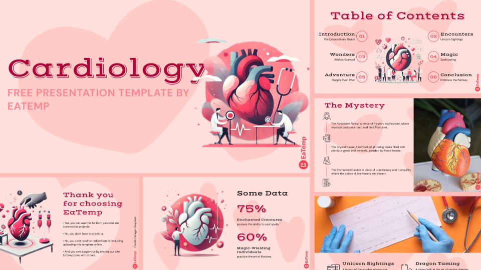 Cardiology PowerPoint Presentation Template & Google Slides Theme