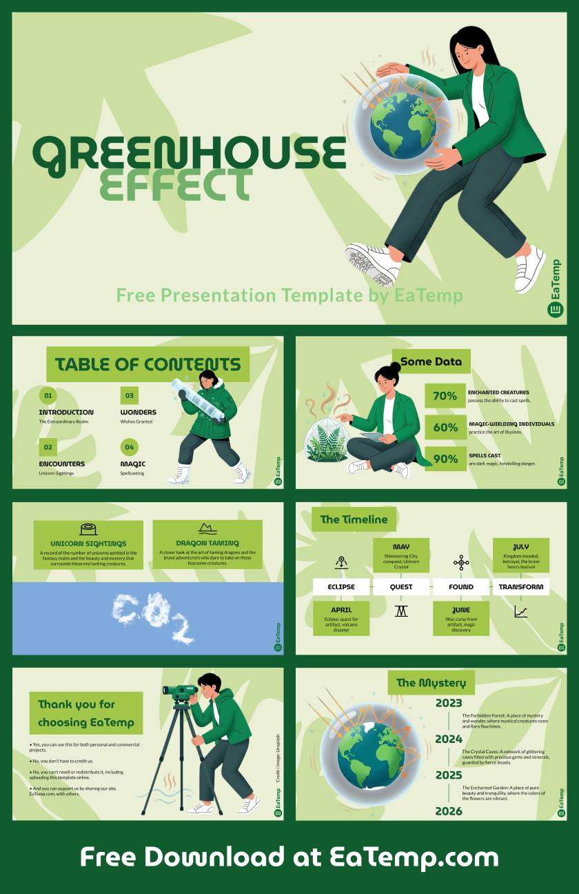 Greenhouse Effect 13 Greenhouse Effect PowerPoint Presentation Template